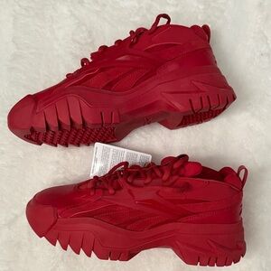 Reebok Women's Club C Cardi V2 Junior Red Sneakers